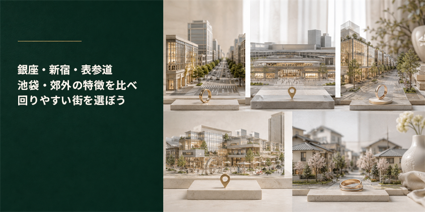 東京の主要5エリアを比較
