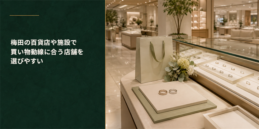 4℃ BRIDAL：商業施設・百貨店で比較したい人向け