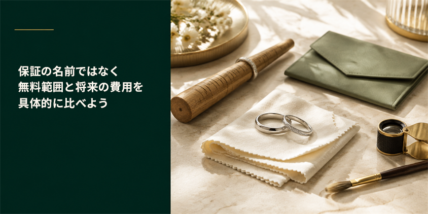 アフターサービスを含めた長期費用を比べる