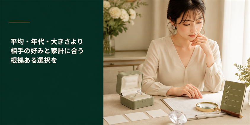 婚約指輪の相場で失敗しやすい考え方