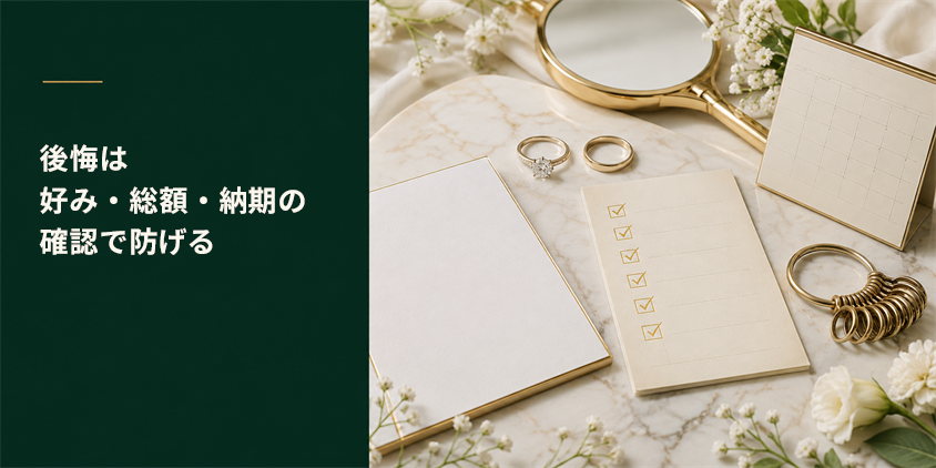 婚約指輪選びでよくある後悔と対策