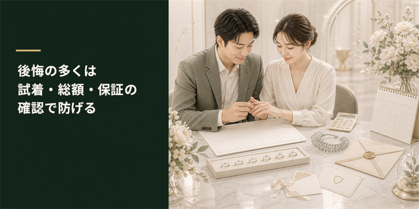 結婚指輪選びでよくある後悔と対策
