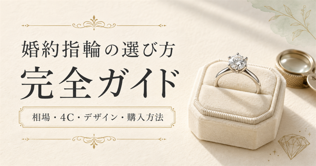 婚約指輪の選び方完全ガイドのアイキャッチ画像